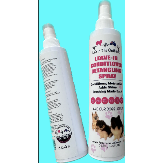 Life in the outback Leave-in conditioner detangling spray