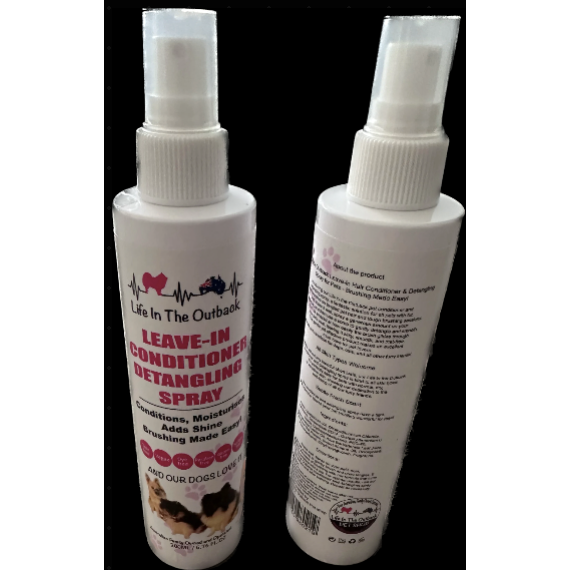 Life in the outback Leave-in conditioner detangling spray