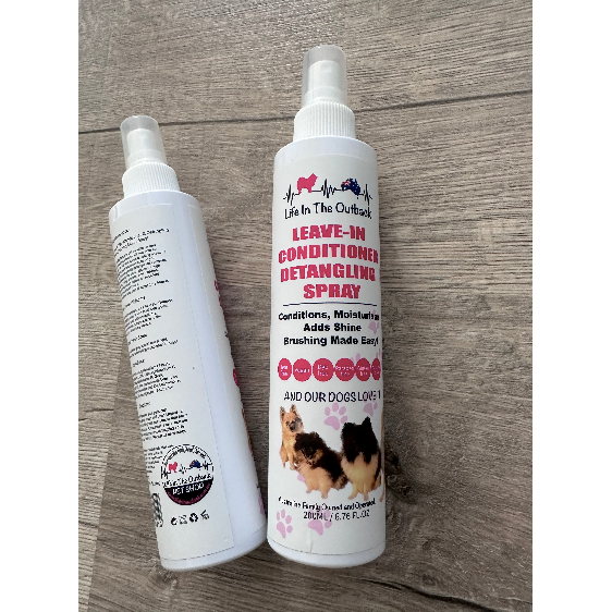 Life in the outback Leave-in conditioner detangling spray