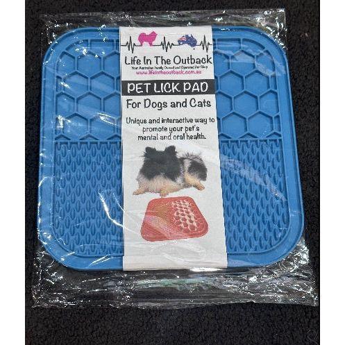 LIFE IN THE OUTBACK PET LICK PAD - Blue