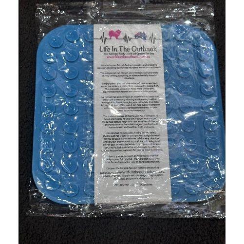LIFE IN THE OUTBACK PET LICK PAD - Blue