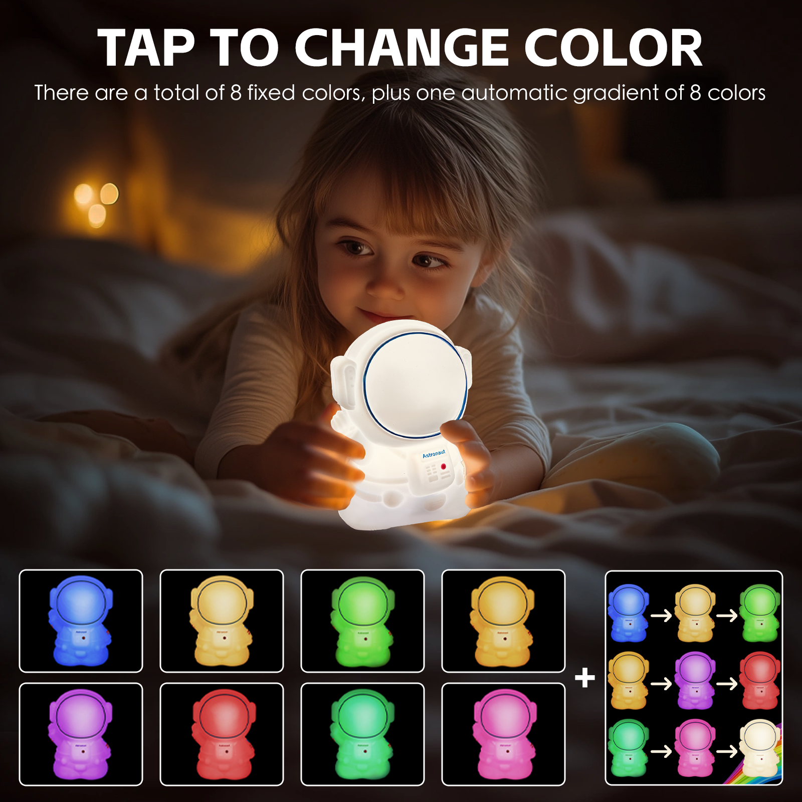 Squishy Astronaut Night Light