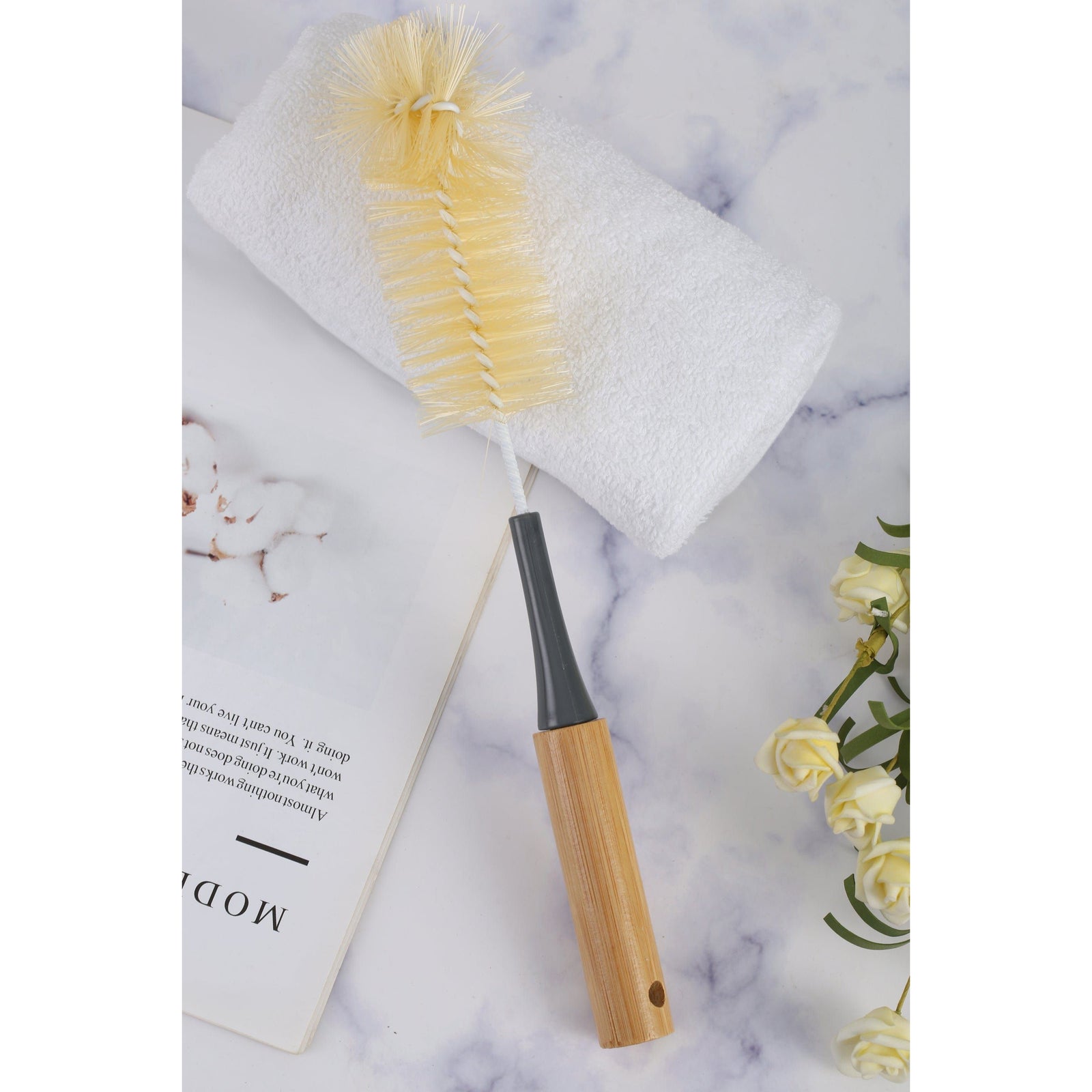 Clevinger Eco Cleaning Bamboo Bottle Brush