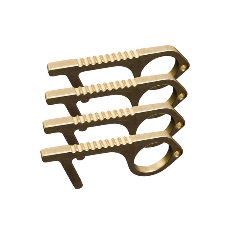 4 Pcs Clean Germ Free Hygiene Hand Antimicrobial Metal Key