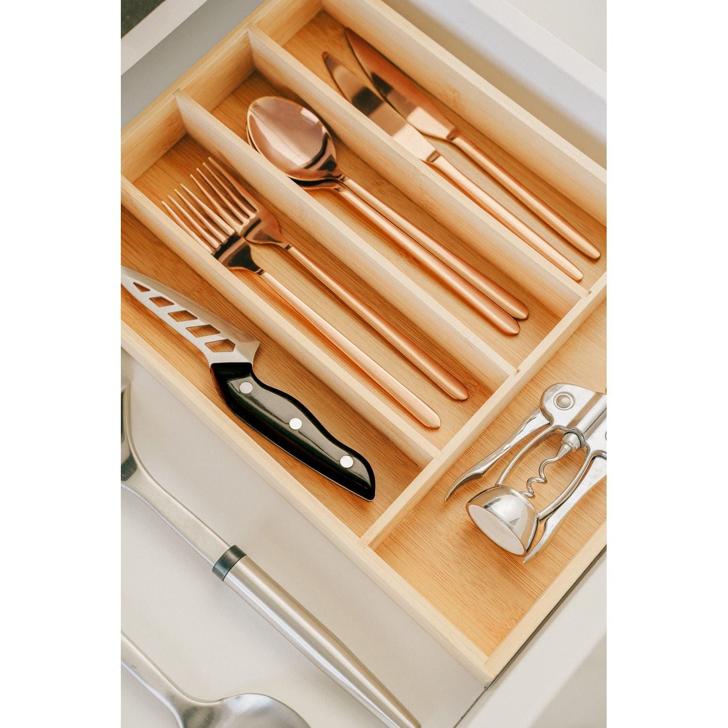 Bamboo Cutlery Tray