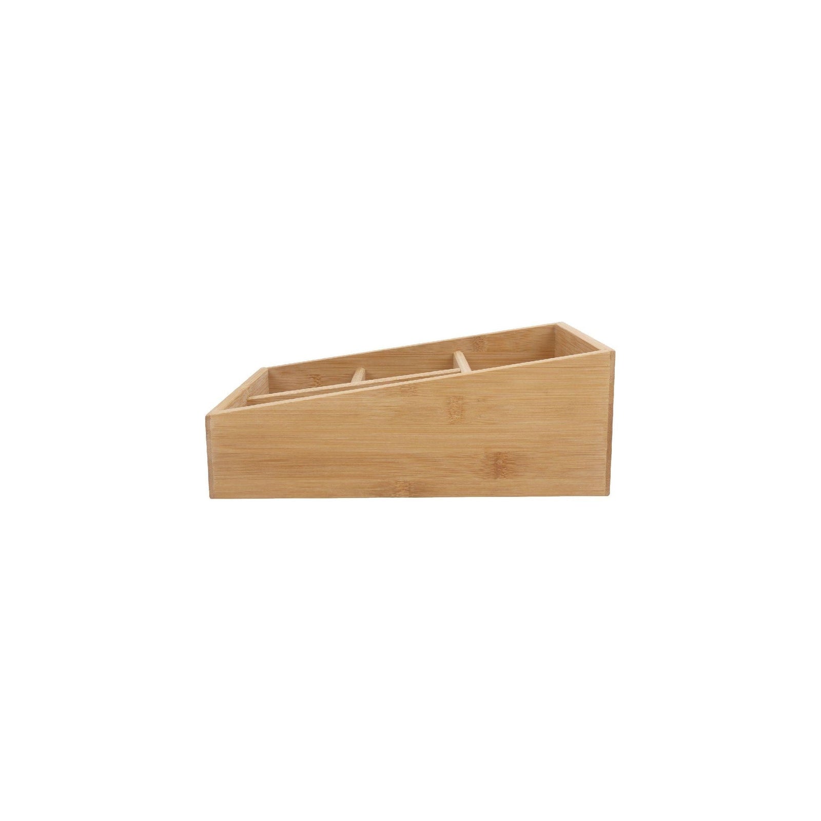 Bamboo Storage Box with 4 Slots