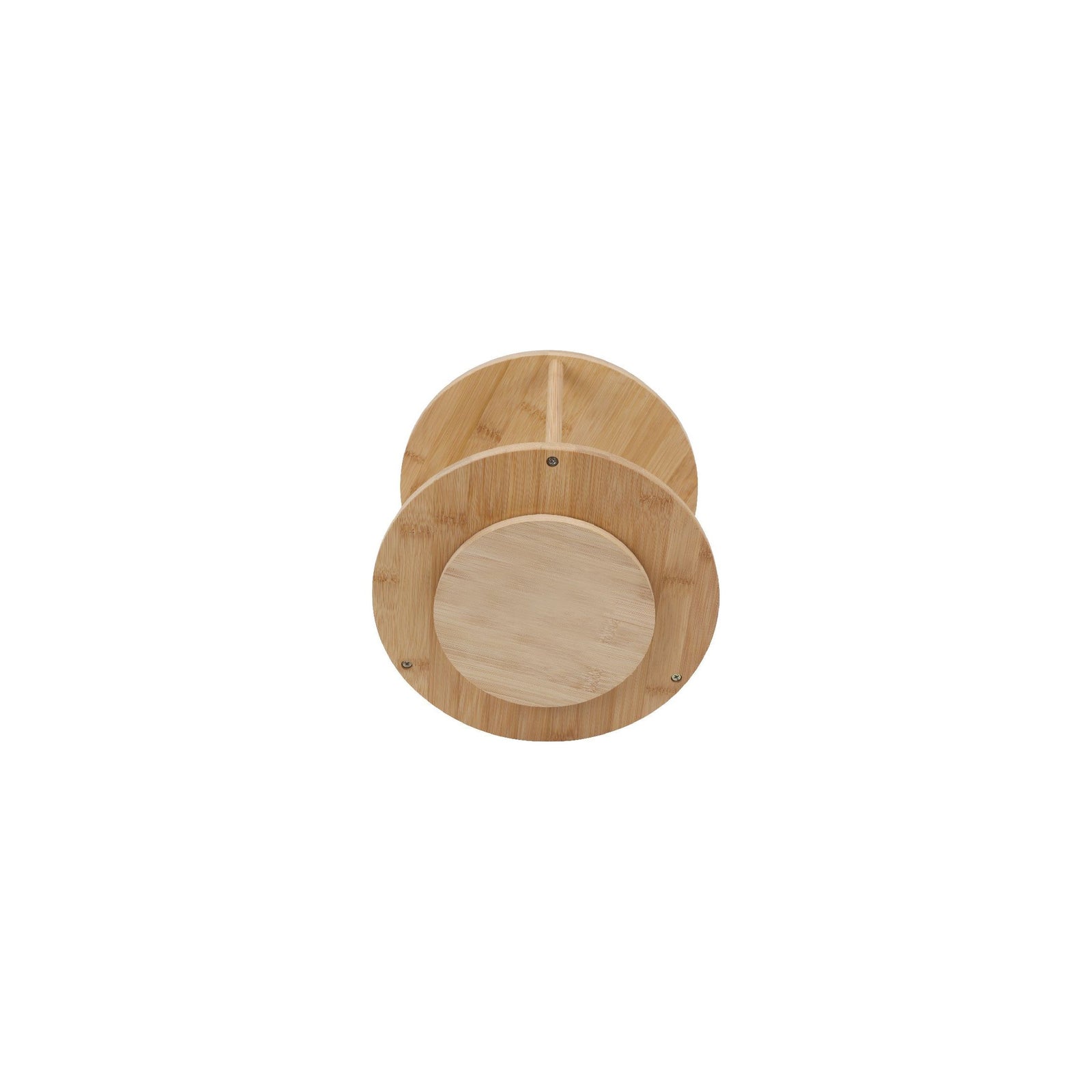 Bamboo Lazy Susan Turntable 2 Tiers