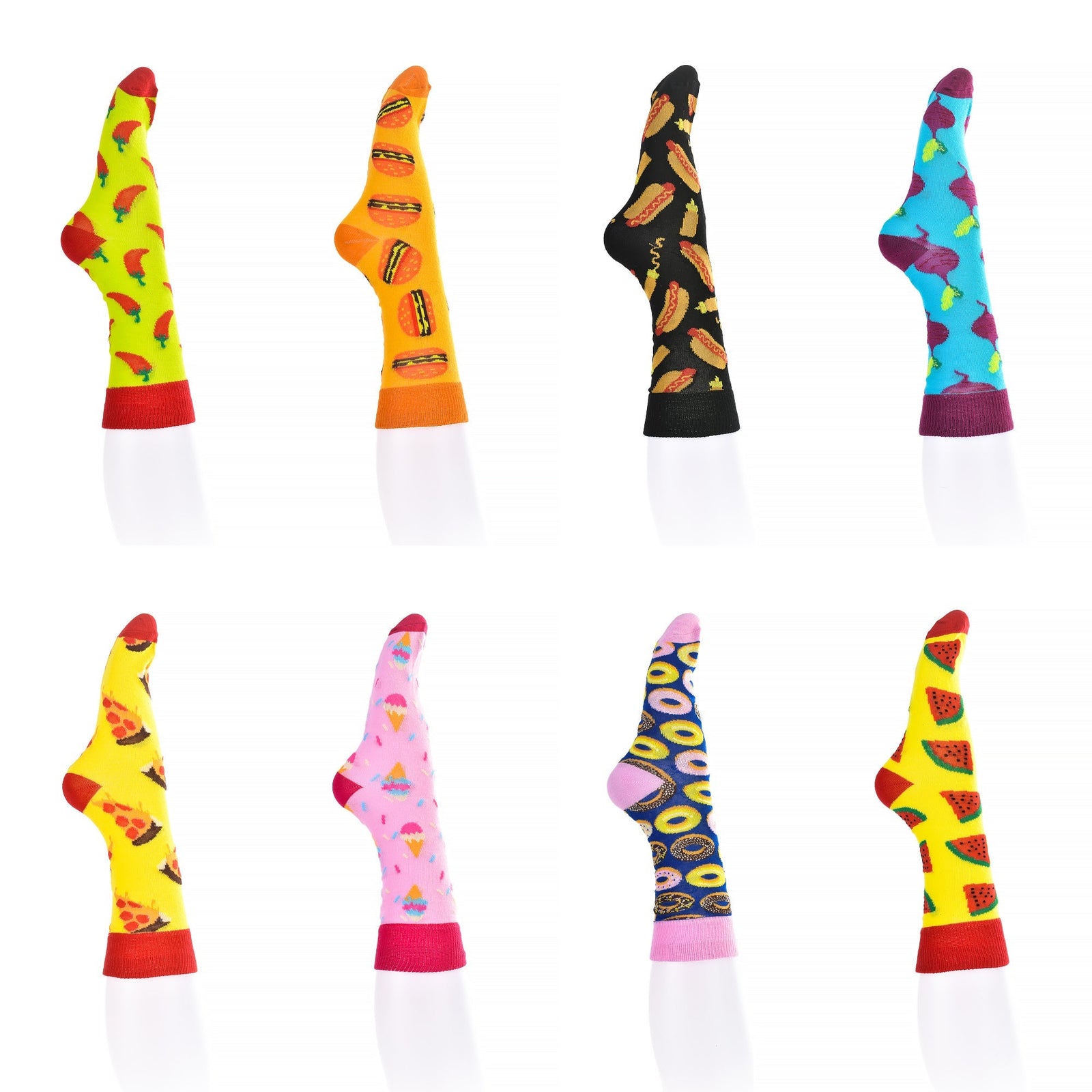 8 Pairs Fashion Novelty Funny Socks one Size 5-13 Men Socks Women Socks #5