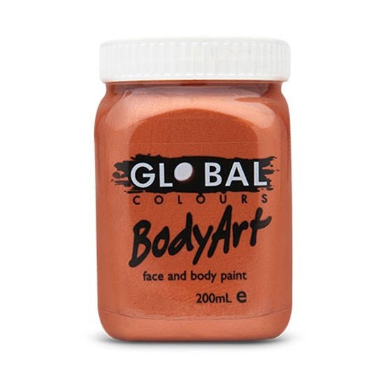 Global Colours BodyArt Face and body paint in Jar 200ml Performance quality - Deep Green