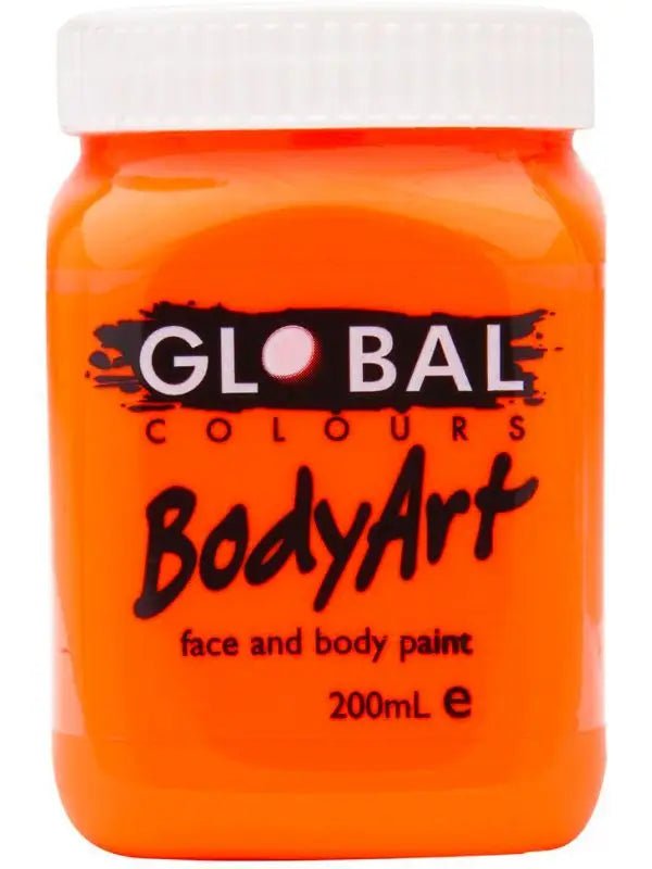 Global Colours BodyArt Face and body paint in Jar 200ml Performance quality - Deep Green