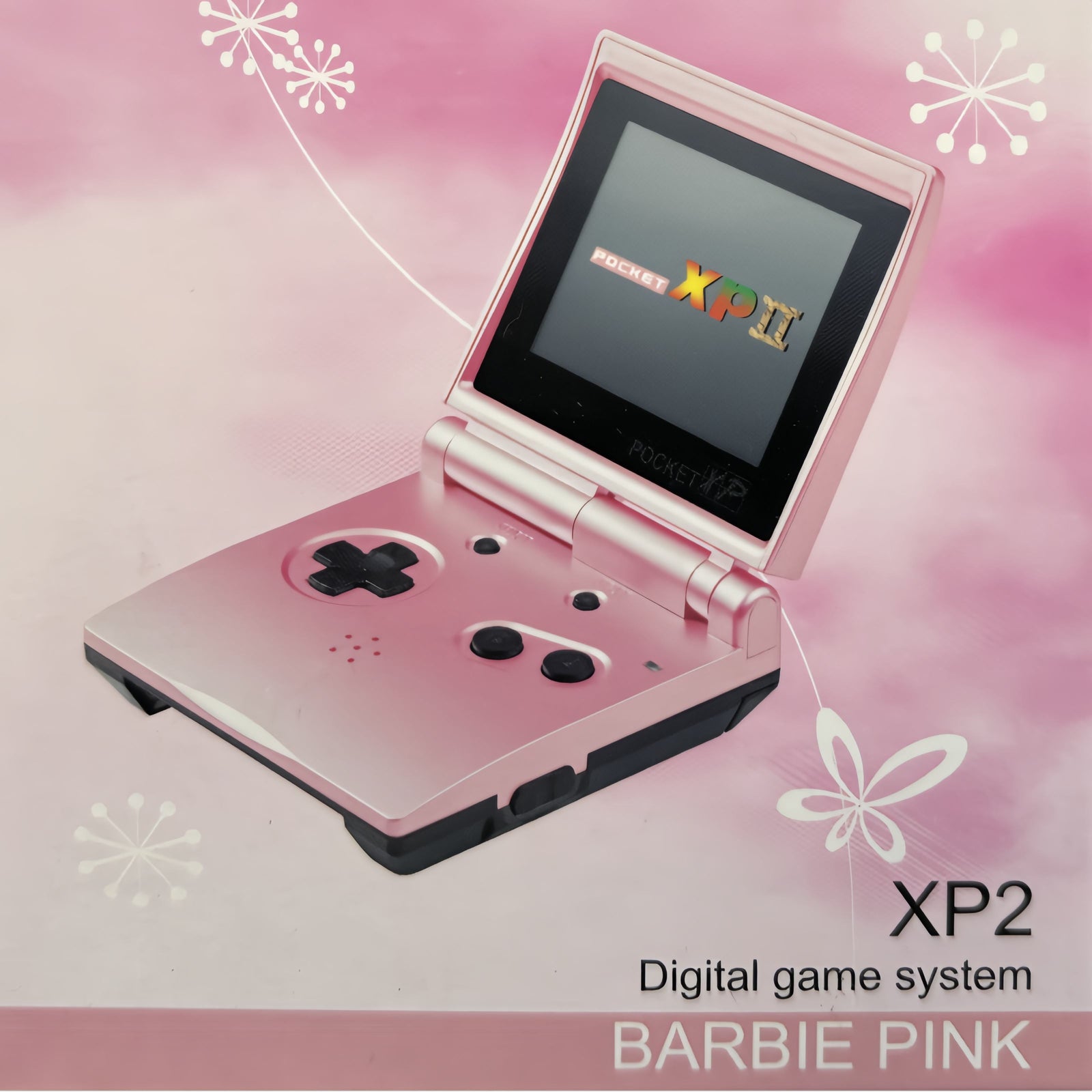 Pocket XP 2 Handheld Game Console – Built-in Classic Games, Game Boy Style, Portable Retro Gaming - Yellow
