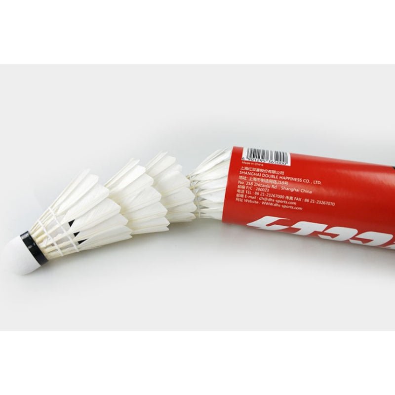 12PCs of DHS Badminton Goose Feather Shuttlecock Model 401 / 402 - 401