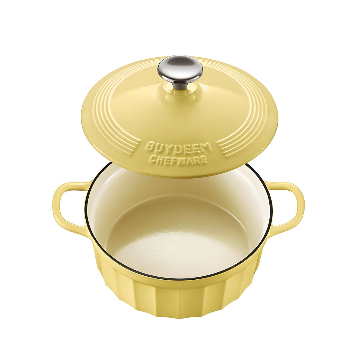 BUYDEEM CP521 Enameled Cast-Iron Dutch Oven