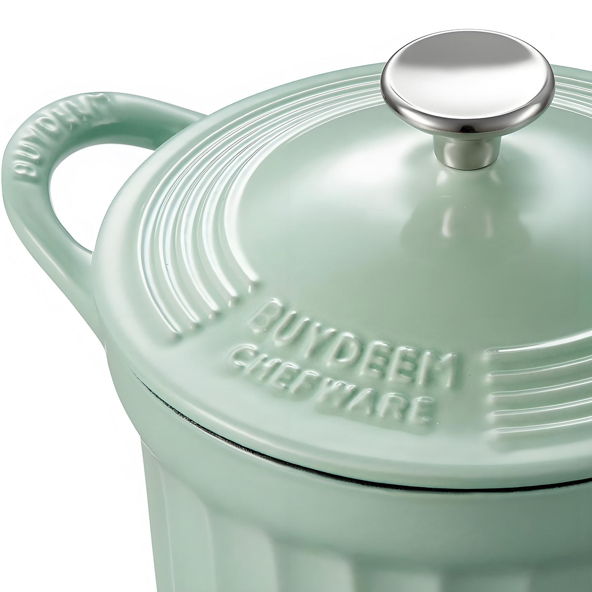 BUYDEEM 1.8L Enameled Cast Iron Dutch Oven CP541