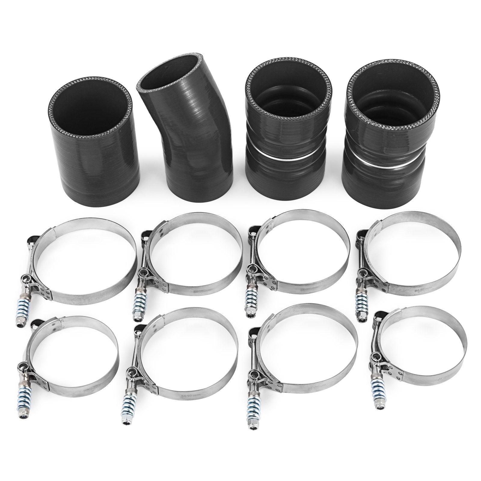 Fit Ford 03-07 6.0L V8 Powerstroke Diesel Turbo Intercooler Pipe and Boot Kit