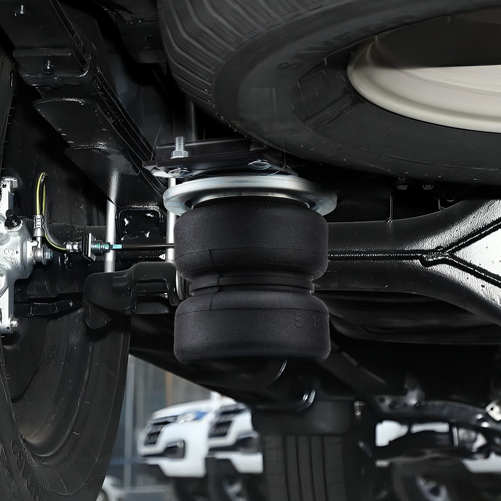 VEVOR Air Bag Suspension Kit, Air Springs Suspension Bag Kit Compatible with 2014-2023 Dodge Ram 2500 2WD 4WD, 5000 lbs Loading, 5 to 100 PSI