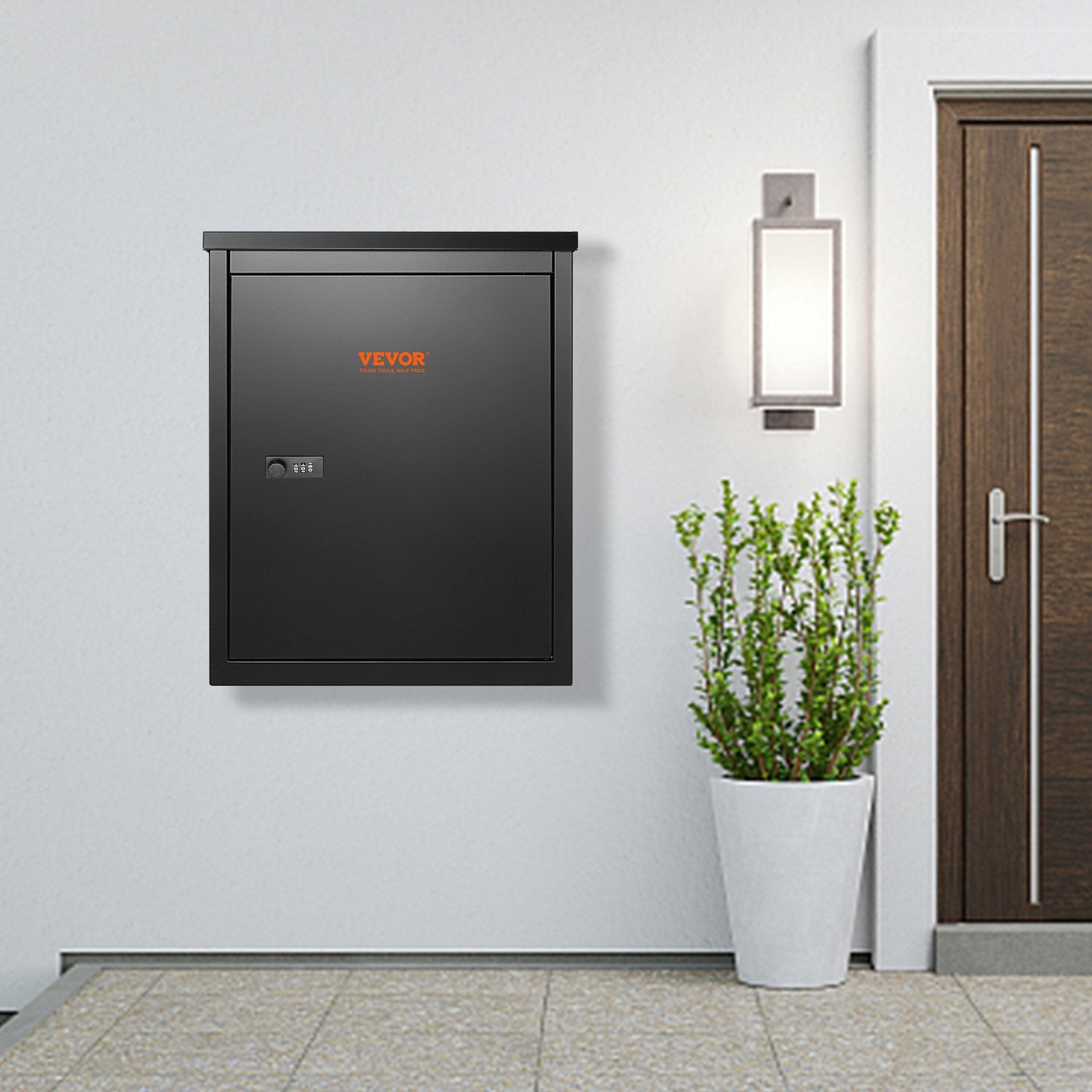 VEVOR Package Delivery Boxes for Outside 15.4" x 10.6" x 20.5" with Coded Lock