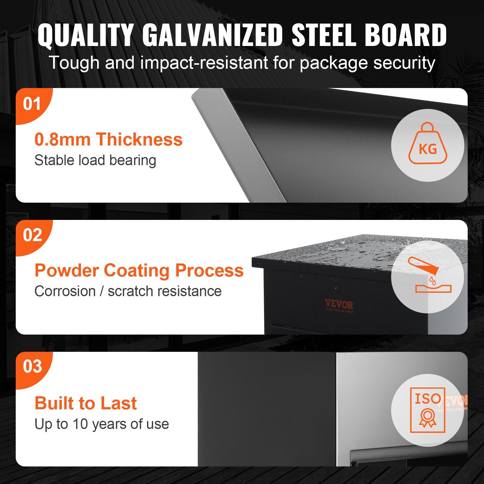 VEVOR Mailboxes for Outside 17.3