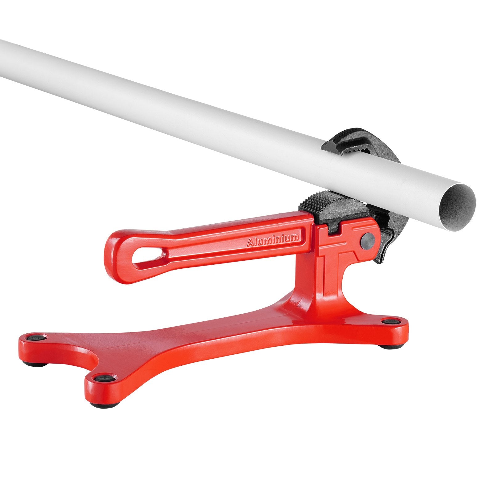 VEVOR Portable Pipe Vise, Lightweight Aluminum Pipe Vise with 1/8" to 1-1/2" Clamping Capacity, Ideal for Onsite Plumbing Installation, Repair, and Maintenance