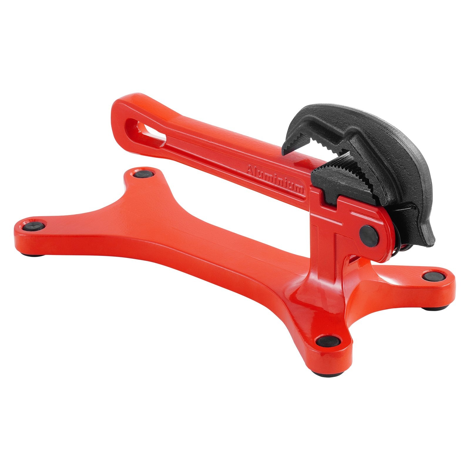 VEVOR Portable Pipe Vise, Lightweight Aluminum Pipe Vise with 1/8" to 1-1/2" Clamping Capacity, Ideal for Onsite Plumbing Installation, Repair, and Maintenance