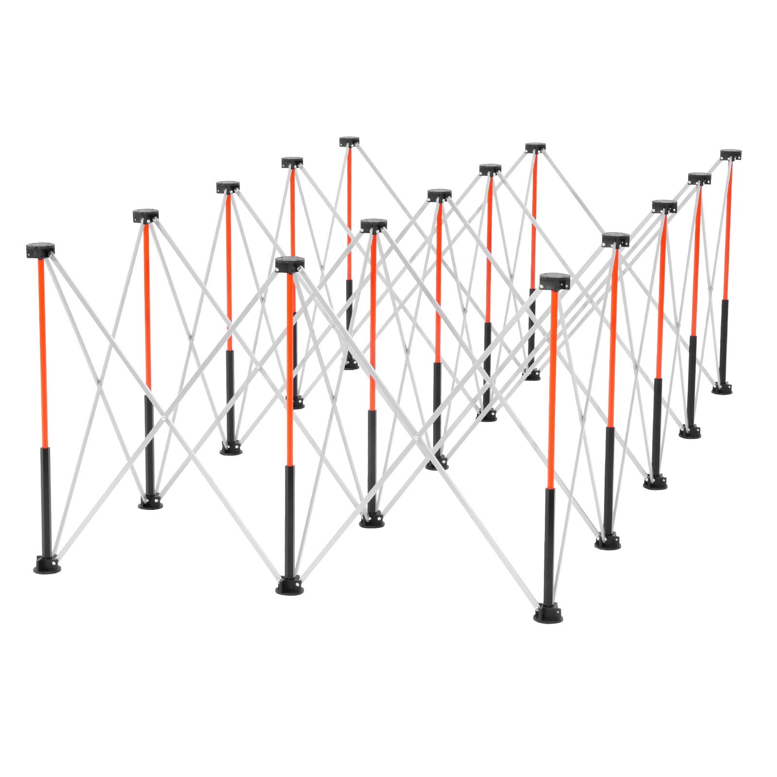 VEVOR Portable Folding Workstand 2455 x 1260 mm Collapsible Work Stand 2724 kg