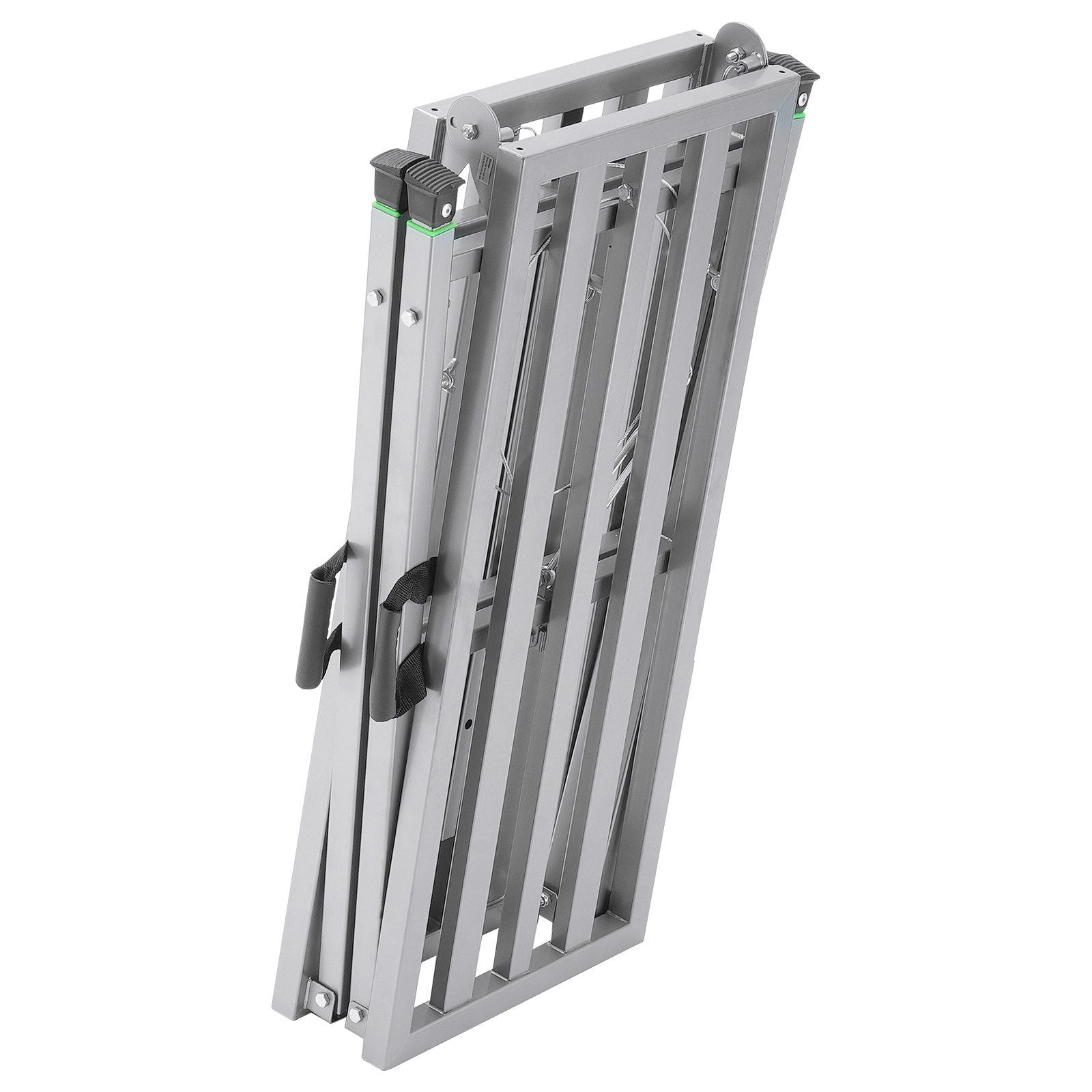 Work Platform, 4 Gear Adjustable Height, Folding Alloy Steel Step Ladder, Portable Scaffolding Platform, 400 kg Load Capacity, Non-Slip Rubber Feet, Drywall Painting Stool, Cleaning & Washing