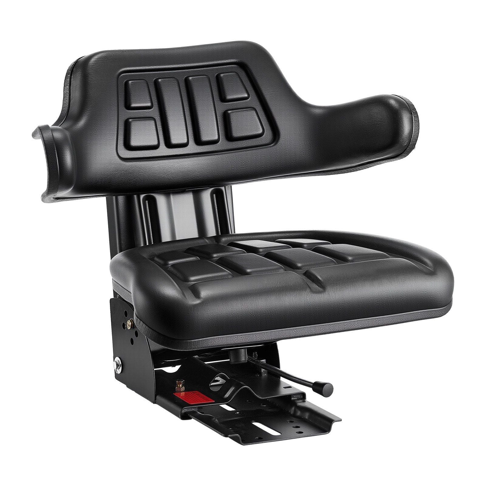 Universal Forklift Seat, Waterproof Tractor Suspension Seat with Adjustable Back, Secure Tractor Seat with Micro Switch, Widely Compatible Seat for Skid Loader Bulldozer