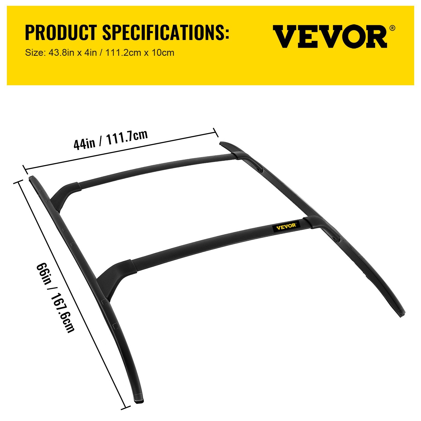 VEVOR Roof Rack Compatible with Mazda CX-5 CX5 2017 2018 2019 2021 4PCS Roof Rack Rail Cross Bar Crossbar