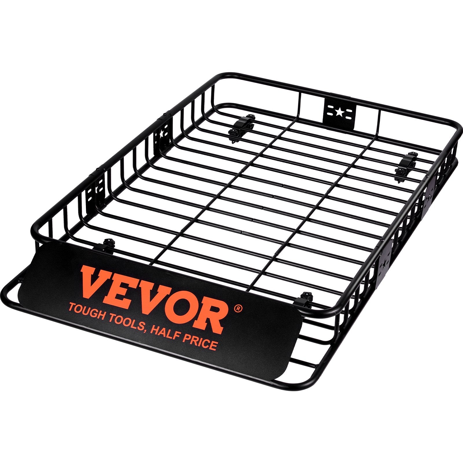 VEVOR Roof Rack Cargo Basket 200 LBS Capacity Extension 64"x39"x6" for SUV Truck