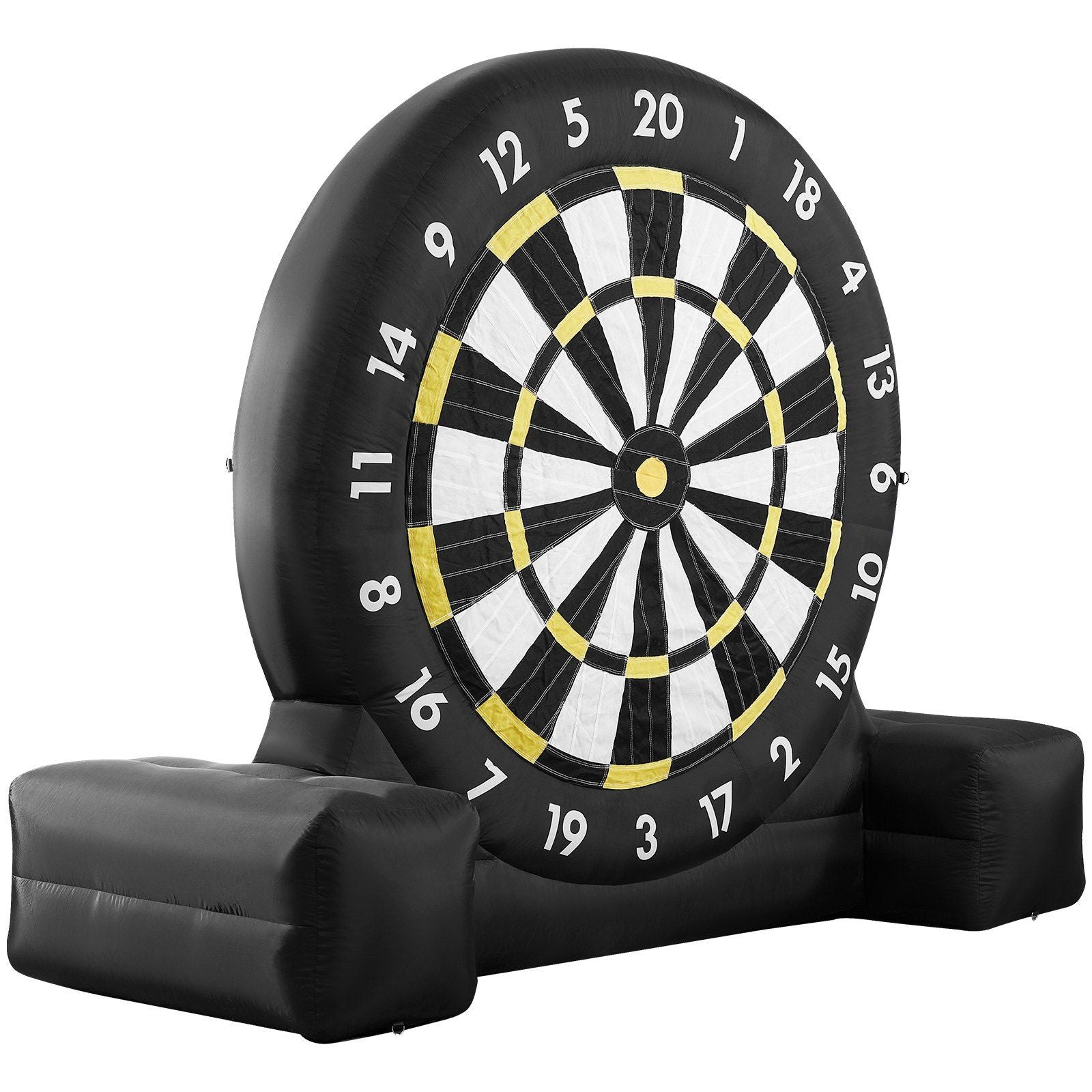Inflatable Soccer Dart Board, over 2.5 m High Giant Soccer Dart Board with 9 Kick Balls & Air Pump, 2-Minutes Setup & Storage Bag for Easy Carrying, for Giant Yard Games, Giant Kick Darts Game