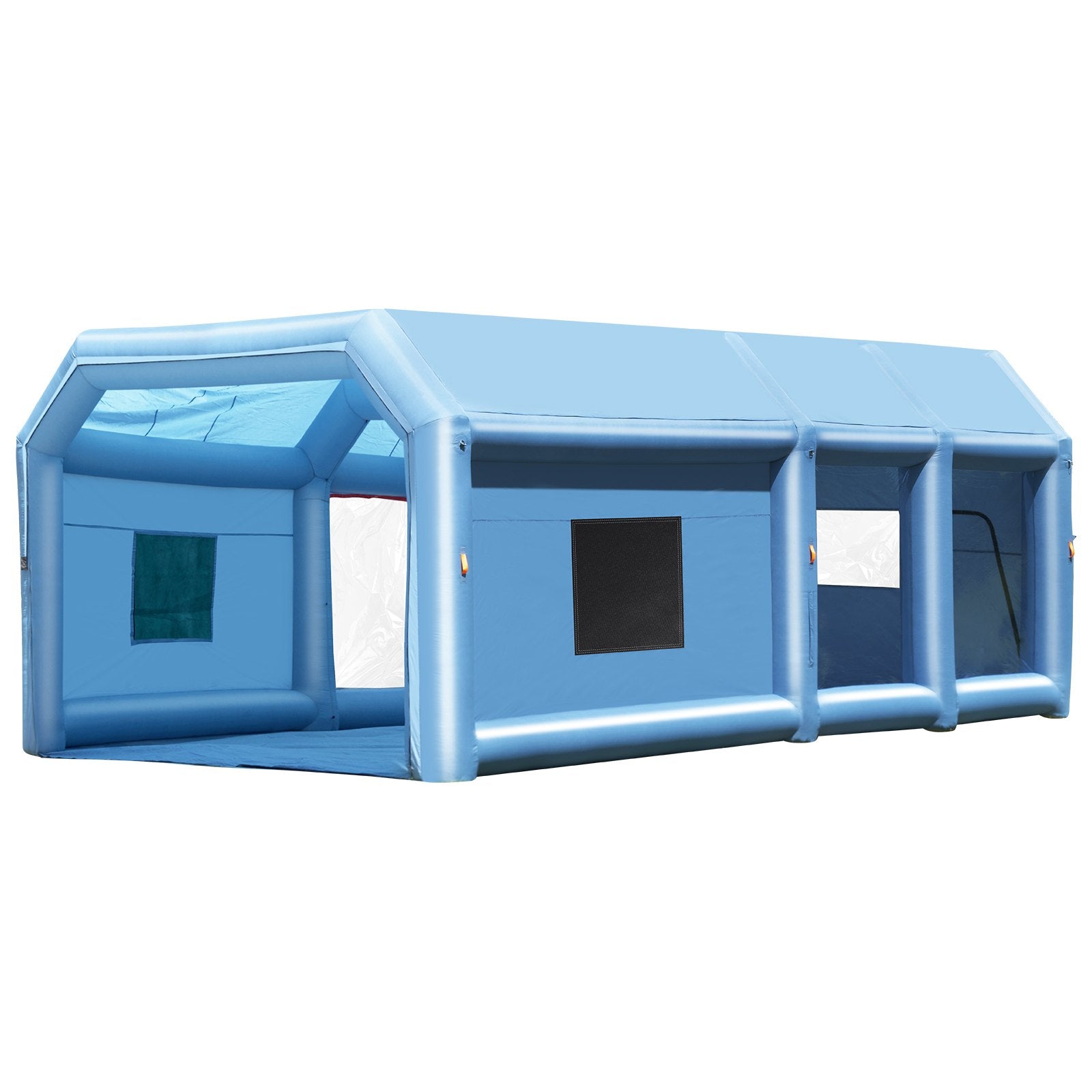 VEVOR Inflatable Paint Booth 23x13.1x9ft Inflatable Spray Booth 750W+480W Blower