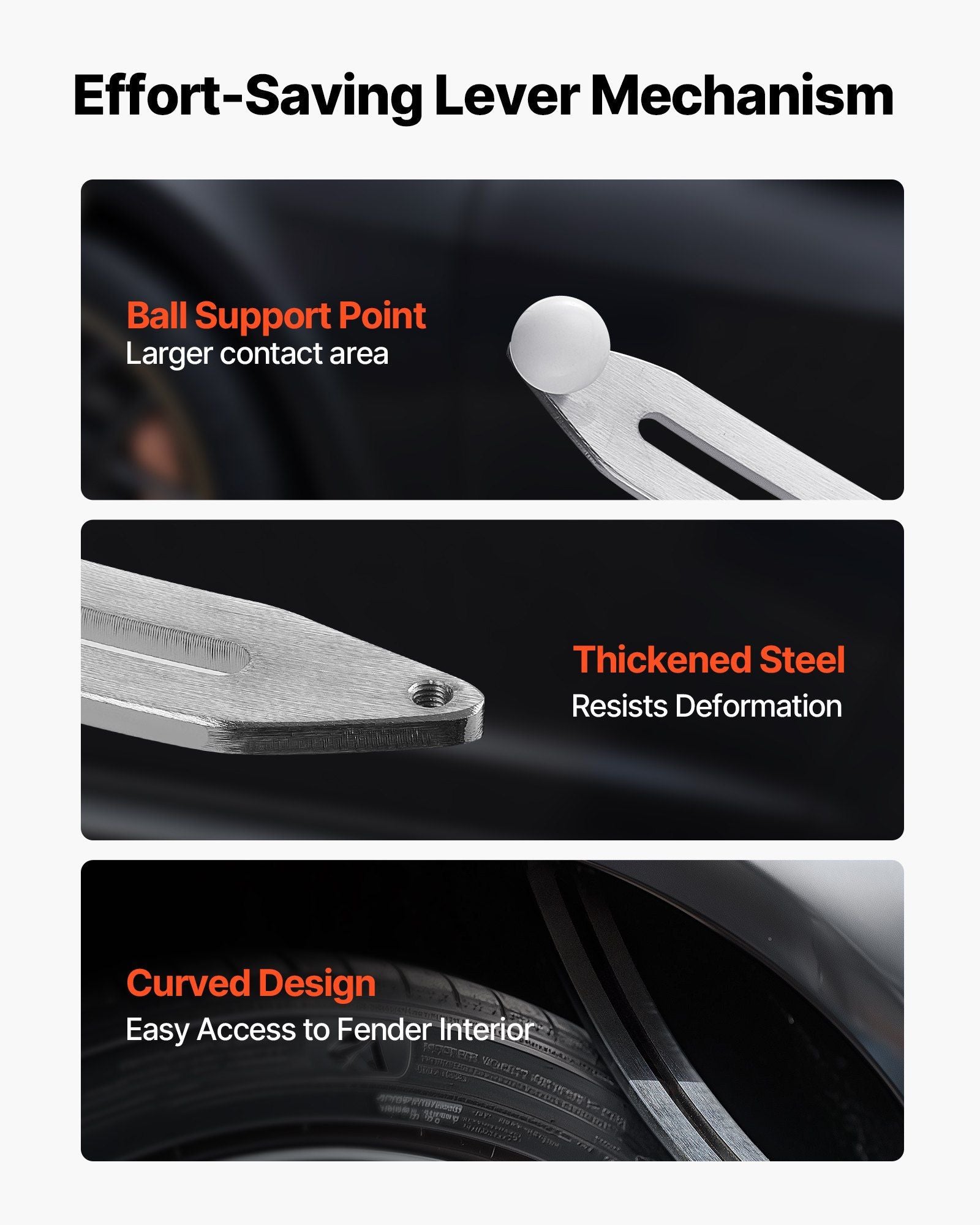 Dent Puller Kit, Paintless Car Dent Removal Tool, Auto Fender Damage Repair Puller Lifter with Curved Rod, Crowbar, Rubber Hammer, Airbag, Detachable & Repair Pens, Replacement Heads Tools Kit