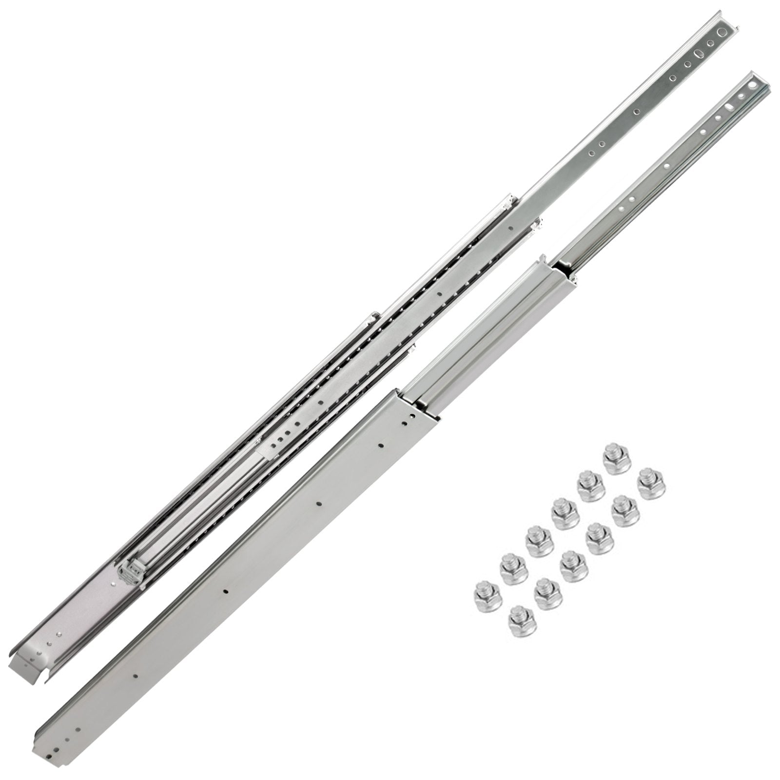 VEVOR Drawer Slide Soft Close Drawer 1Pair 36" Ball Bearing Full Extension 500lb