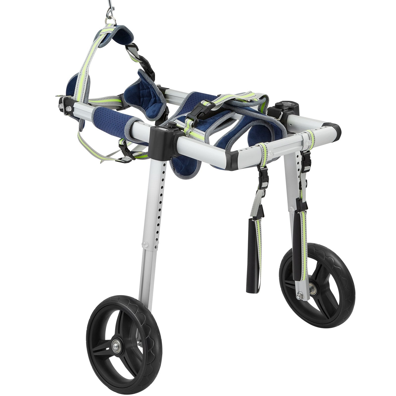 VEVOR 2 Wheels Dog Wheelchair for Back Legs, Pet Wheelchair Lightweight & Adjustable Assisting in Healing, Dog Cart/Wheelchair for Injured, Disabled, Paralysis, Hind Limb Weak Pet(M)