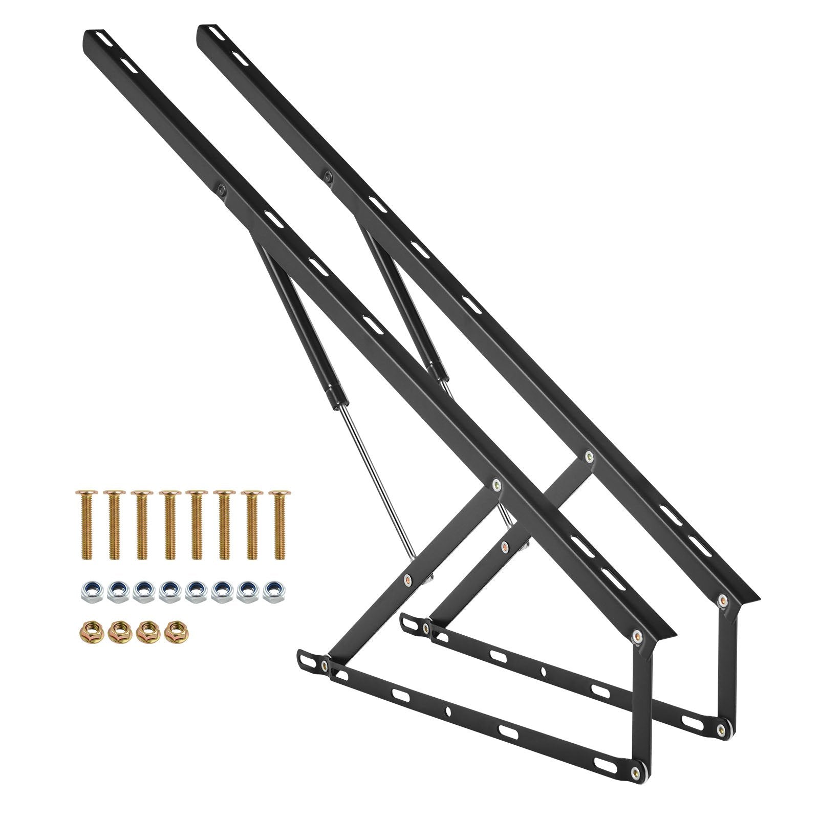 VEVOR Bed Lift 59x71 in Compatible Bed Size 154 lbs Load DIY Wall Bed Hardware