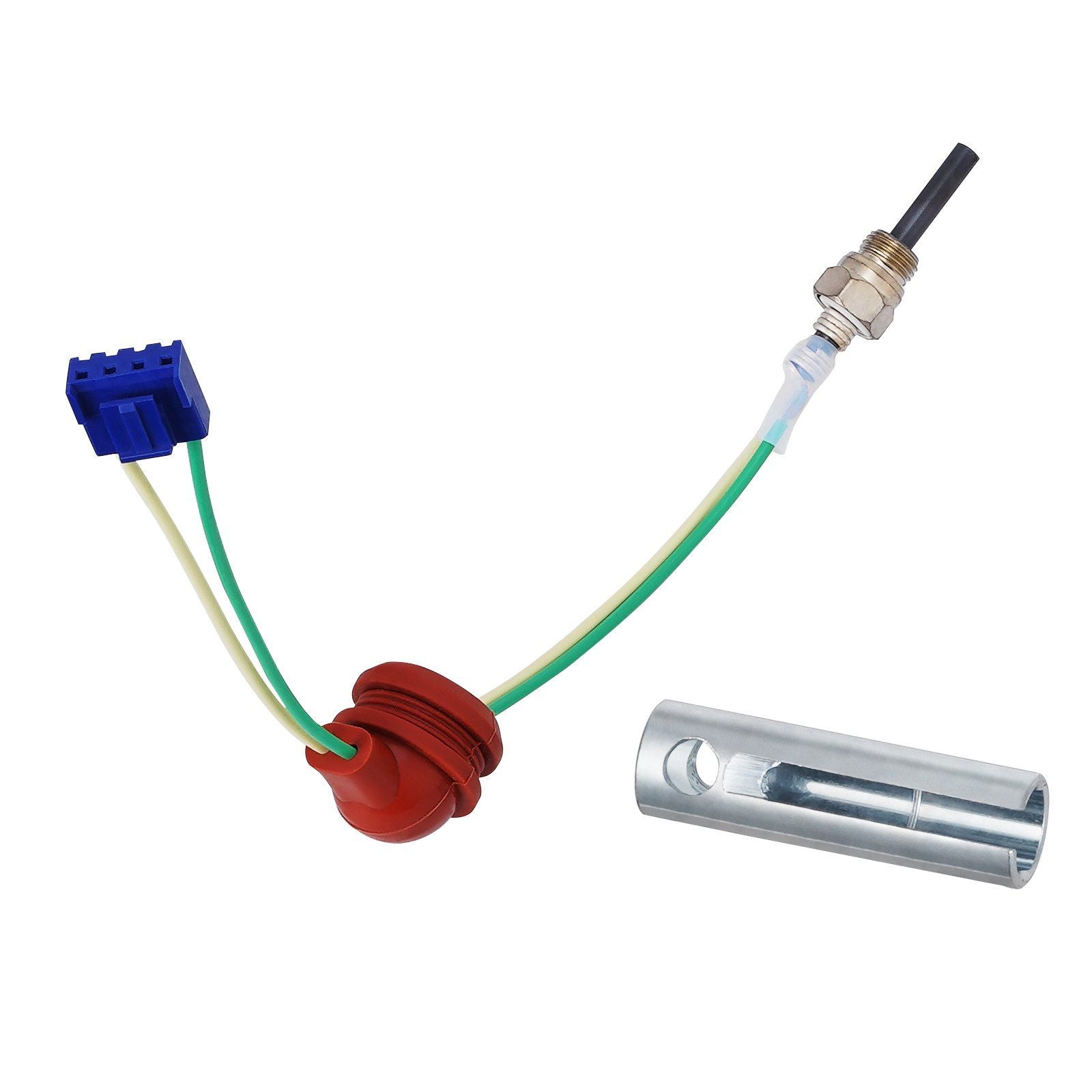 Diesel Heater Glow Plug Kit, Ceramic Glow Plug Repair Kit, Air Diesel Parking Heater Part with Removal Fitting Tool, Diesel Heater Rebuild Kit for 2KW/5KW/8KW Diesel Heater Replacement