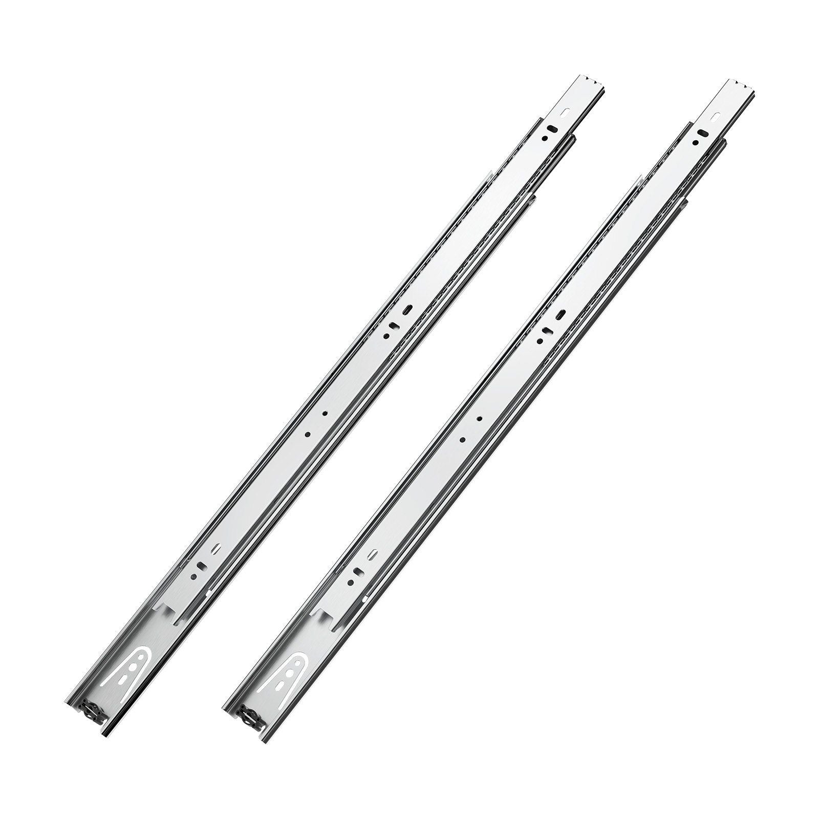 Drawer Slides, 20 inch, 10 Pairs Full Extension Ball Bearing Cabinet Rails, 100 LB Load Capacity Heavy Duty Side Mount Dresser Drawer Slides, Drawer Track Runners for Kitchen DIY Replacement