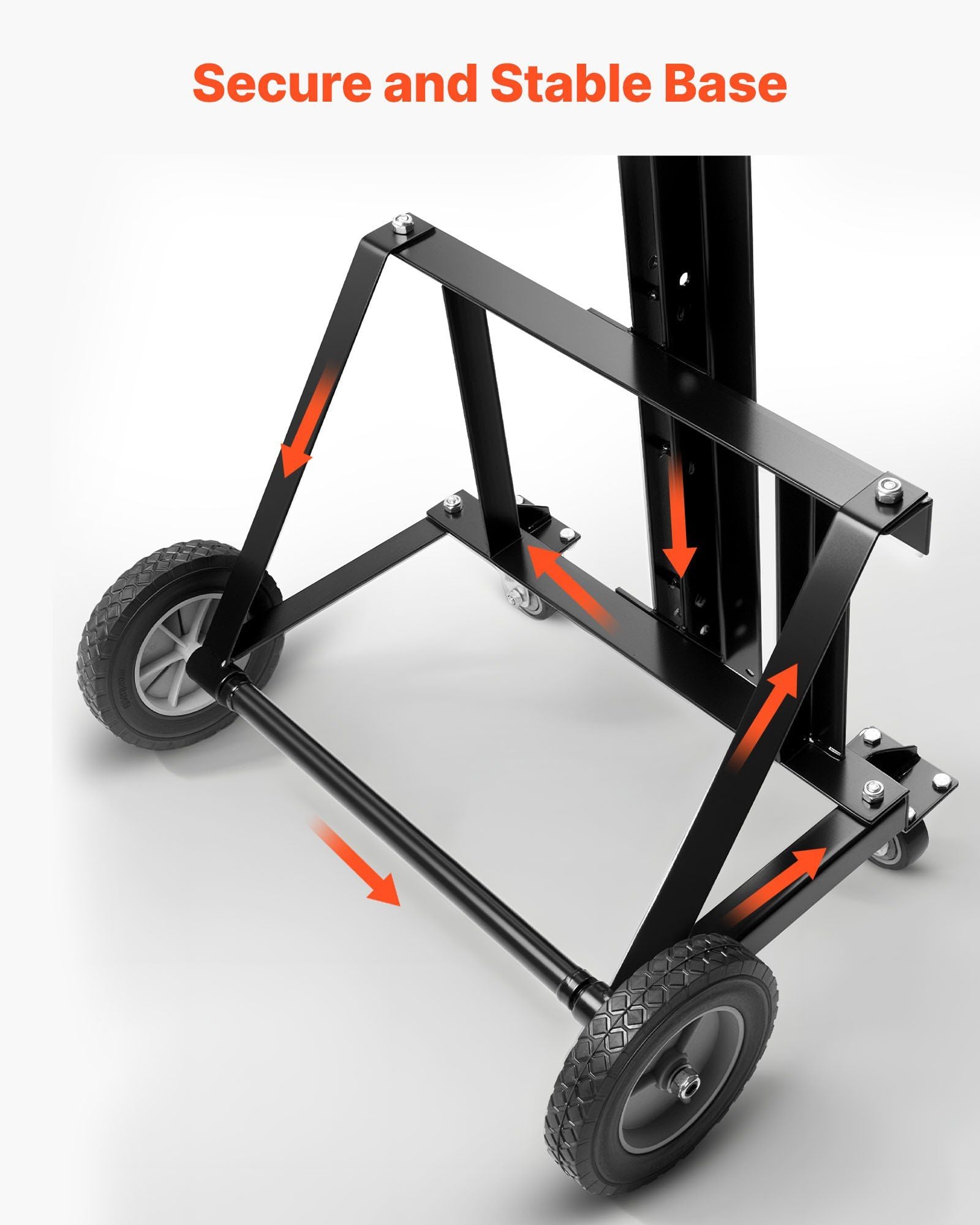 Drywall Lift, Heavy-Duty 68 kg Sheetrock Hoist for Wall Installation, One Person Drywall Installation, 1219x4878 mm Max. Panel Vertical Lifter with Wheels, Easy Transport (Yellow)