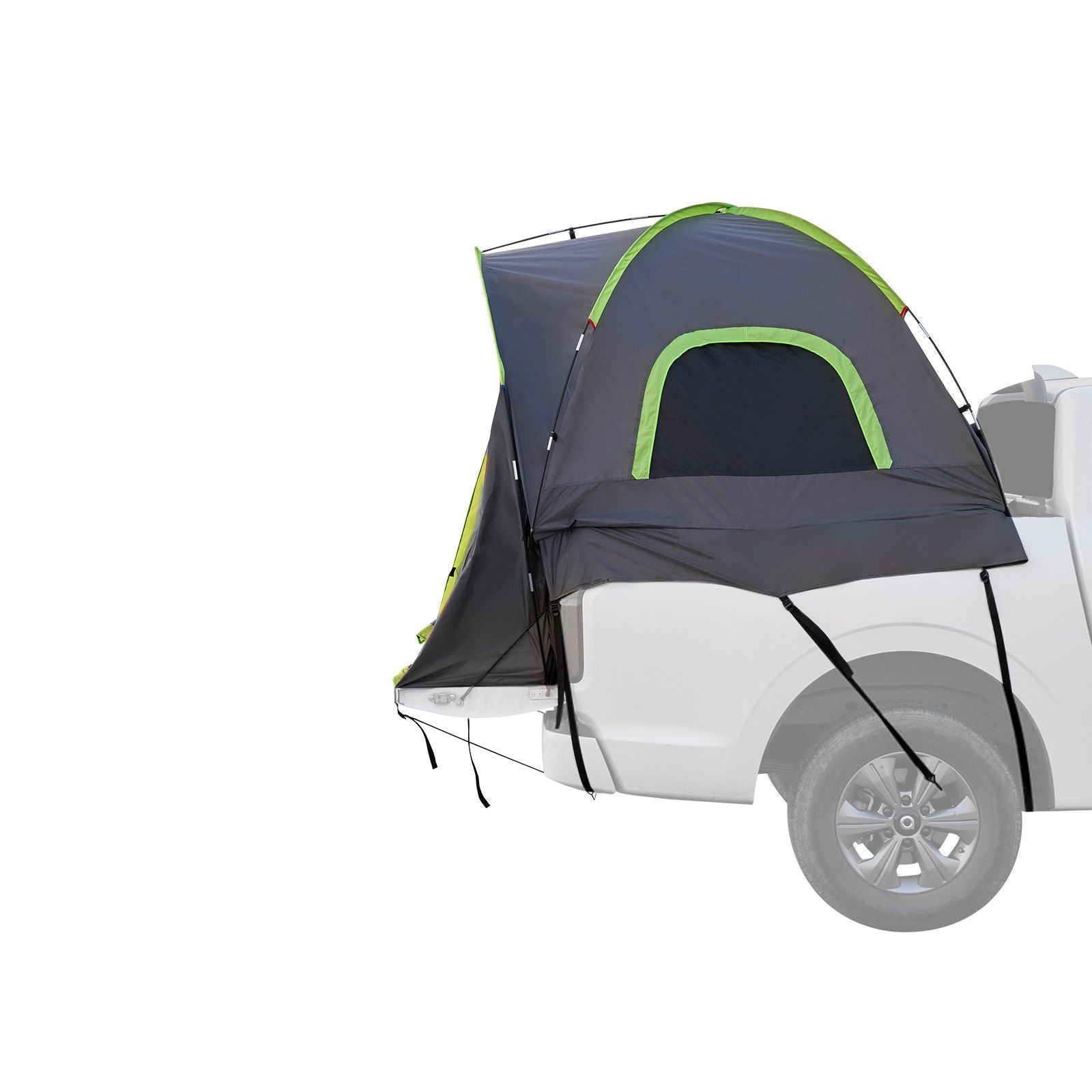 Pickup Truck Tent, Fit 6.4-6.7 ft Truck Tents for Camping, Waterproof PU2000 2-3 Person Sleeping Truck Bed Tent with Double Layer Design Windows, Sturdy Truck Bed Camper Shell with Storage Bag