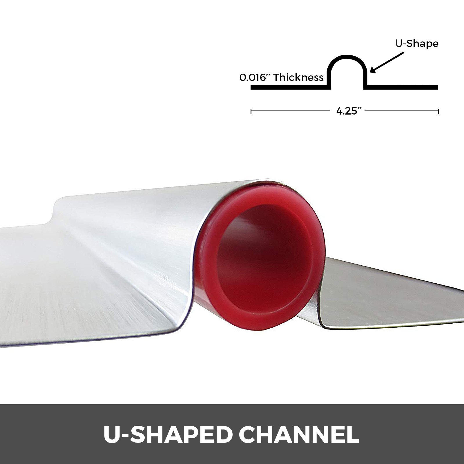 VEVOR PEX Heat Transfer Plates, 200 pcs Box Radiant Heat Transfer Plates, 2ft Aluminum PEX Heat Transfer Plates, 1.27 cm Heat Transfer Plates Designed for PEX Tubing