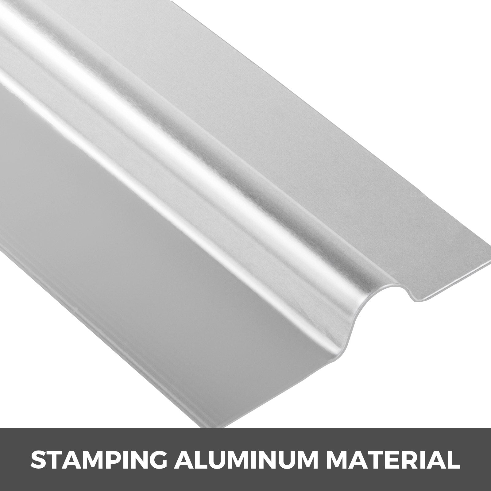 VEVOR Radiant Floor Heat Transfer Plates 4' 50 pcs Omega Aluminum for 1/2" PEX