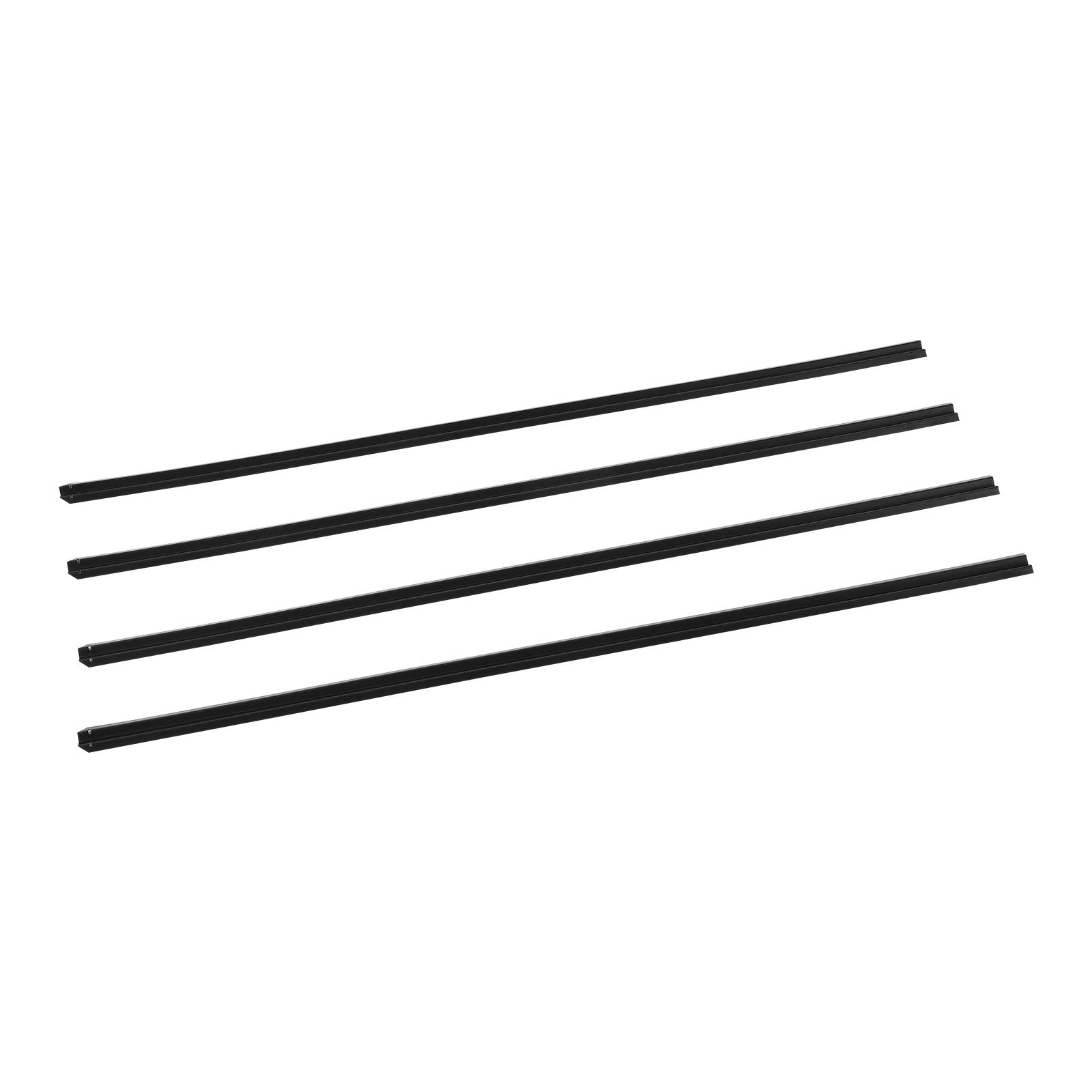 VEVOR Bottom Locking Privacy Slats, Single-Wall Vertical Bottom-Locking Slats for Chain-Link Fence, High-Density HDPE Chain Link Slats Ideally Fit 1.8 m High Fence for Garden Farm Sports Field(Black)