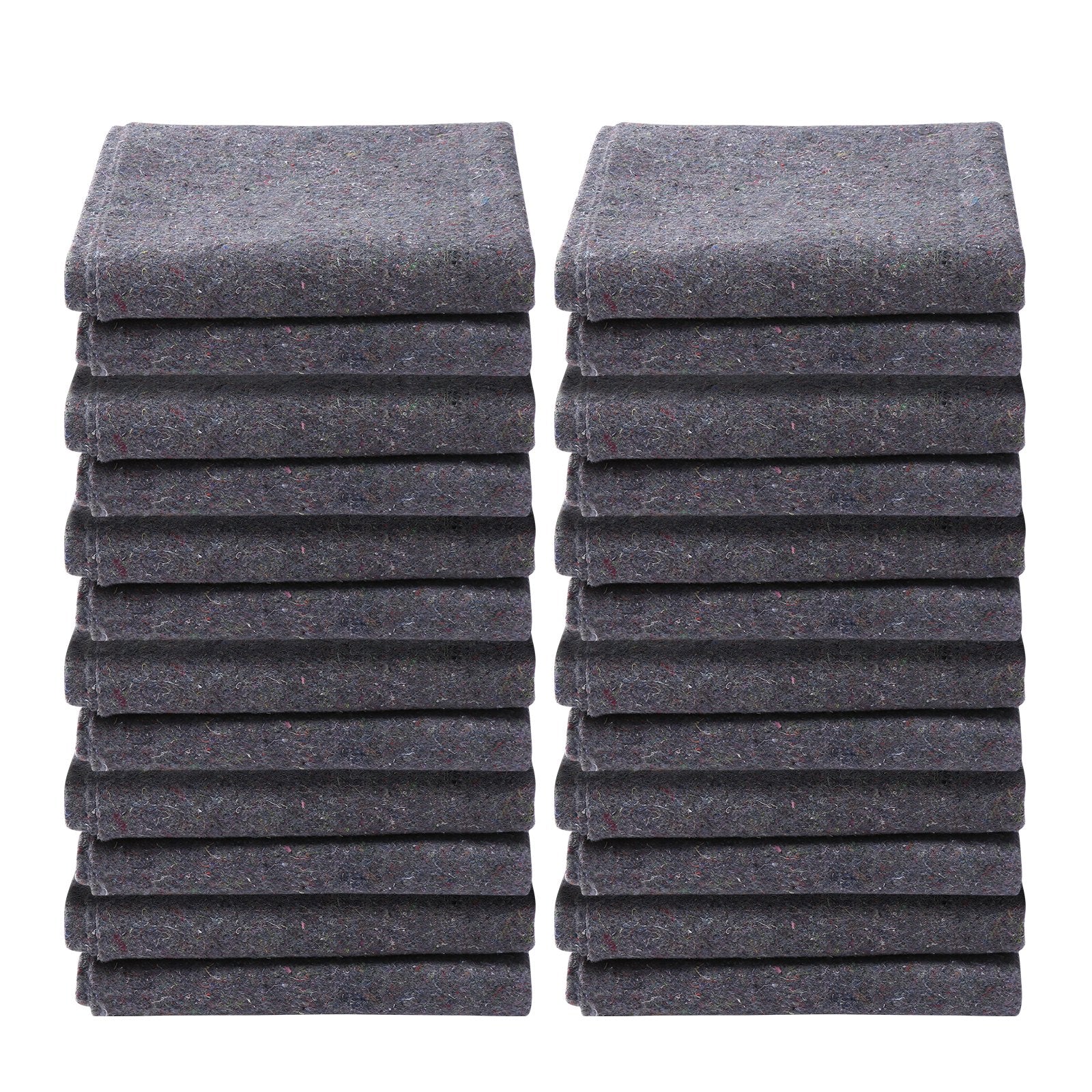 VEVOR Moving Blankets, 1829 x 1372 mm, 12 kg/dz Weight, 12 Pack, Professional Recycled Cotton Packing Blanket, Large Heavy Duty Shipping Mover Pads Perfect for Protecting Furniture, Floors, Appliances