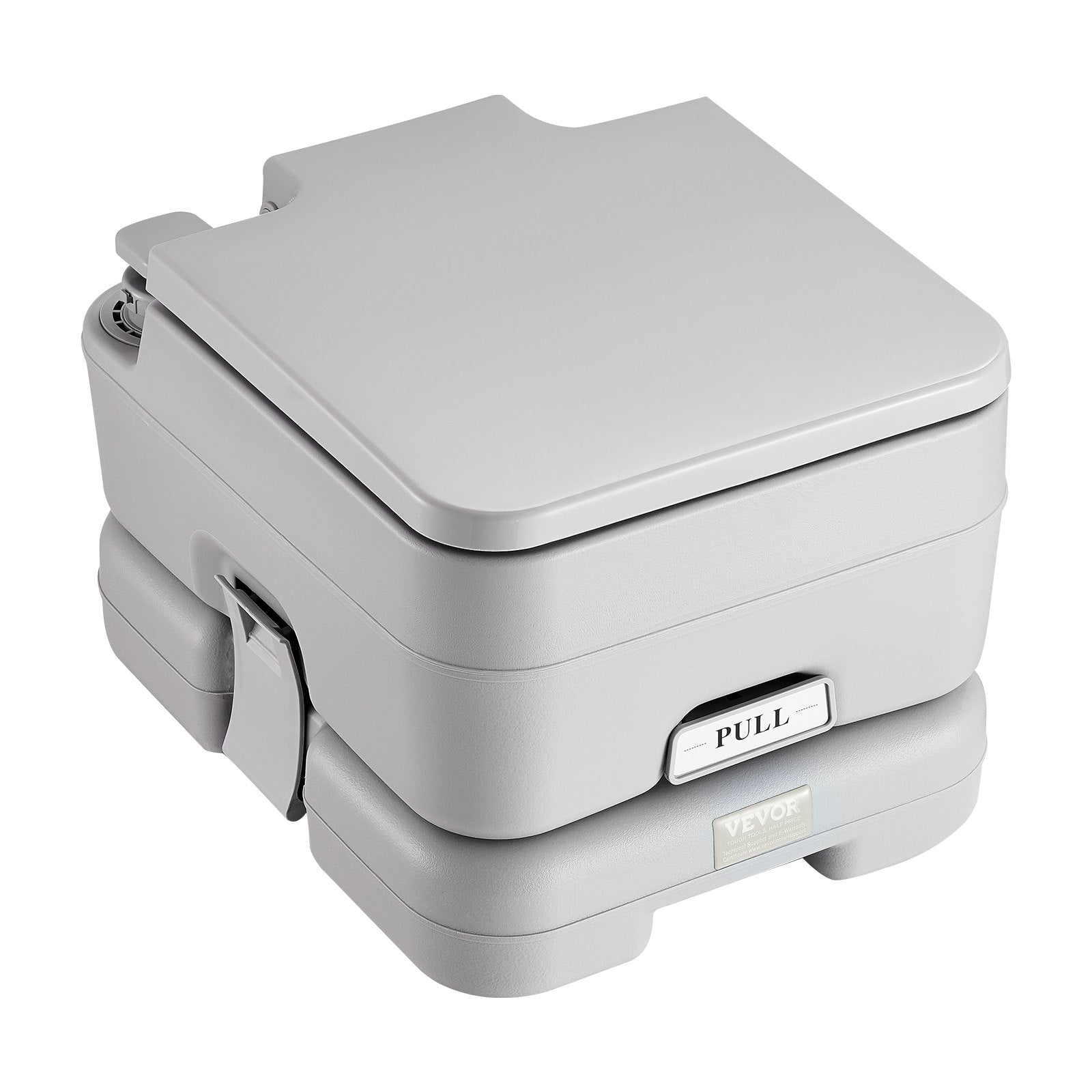 VEVOR Portable Toilet for Camping with Carry Bag, RV Toilet with 3.2 Gal Waste Tank, Push-Button Pressurized Flush Commode, Leak-proof and Odourless Travel Toilet for Adults Kids Camping Car