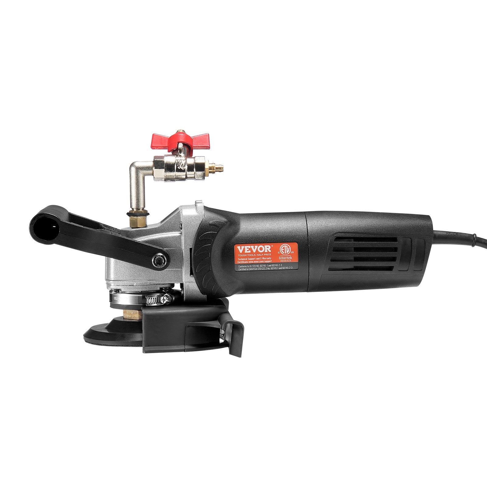 VEVOR Wet Stone Polisher 4-Inch Electric Granite Polisher with 6 Speed & 7 Pads