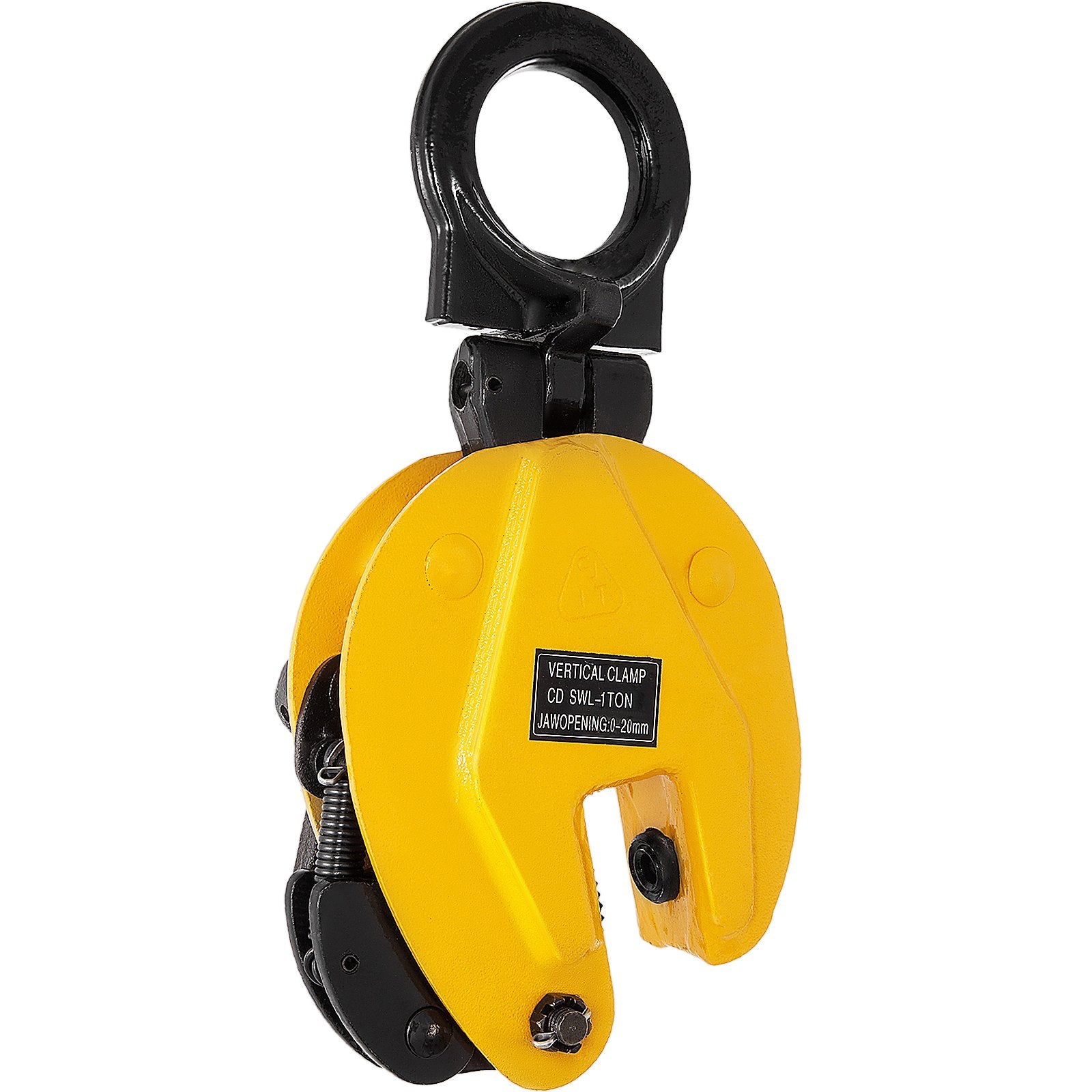 VEVOR 1T Vertical Plate Lifting Clamp Grab Clamp Dog Steel Lift Grip Sling