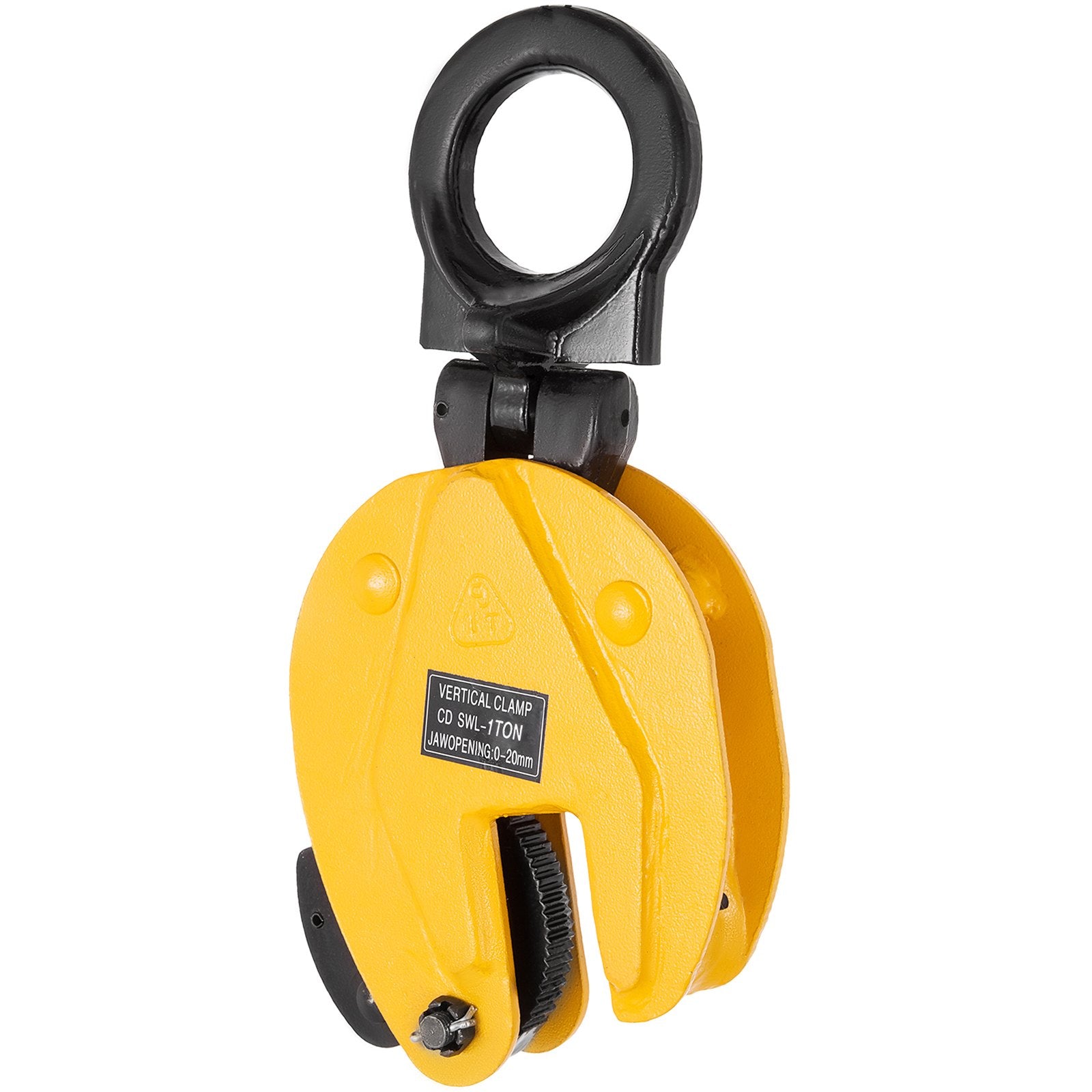 VEVOR 1T Vertical Plate Lifting Clamp Grab Clamp Dog Steel Lift Grip Sling