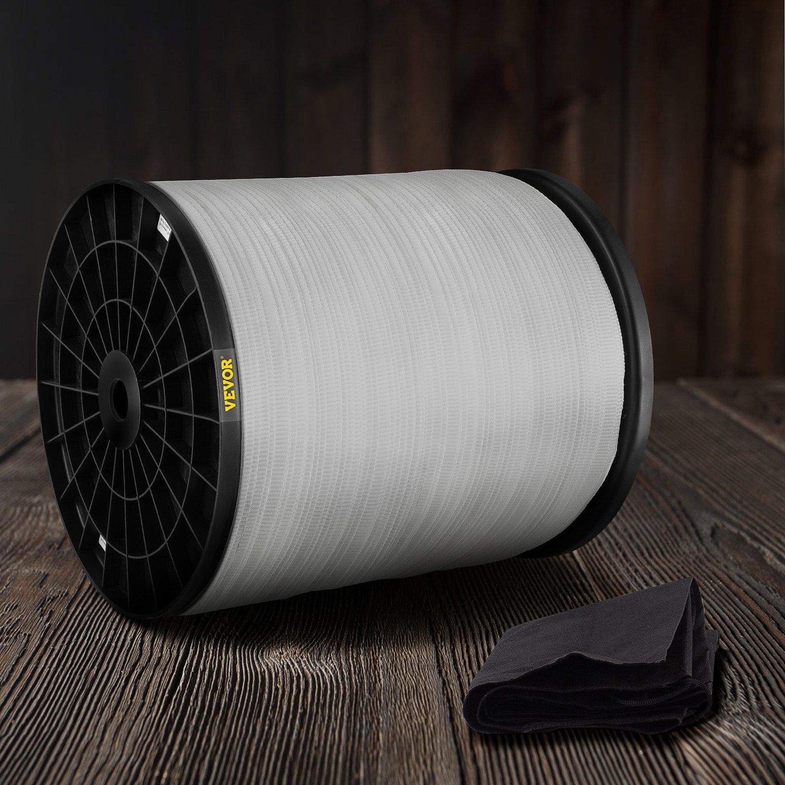 VEVOR 6000Lbs Polyester Pull Tape, 528\' x 1\" Flat Tape for Wire & Cable Conduit Work Variable Functions, Flat Rope for Pulling/Loading/Packing in Any Weather CONDITON