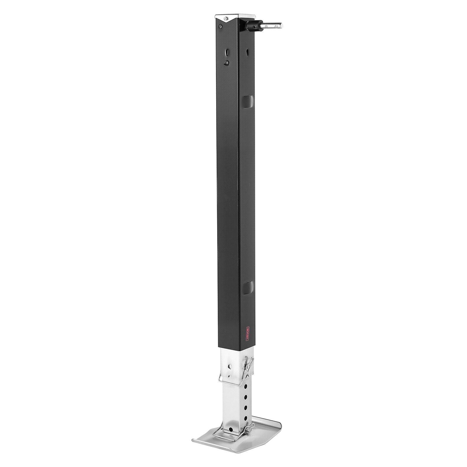 RV Lead Fifth Wheel Landing Gear Leg 179013, 825 mm 5th Wheel Landing Gear Universal Replacement Compatible with Lippert Venture, Atwood, Stromberg Carlson Systems, with Pin and Base, Black