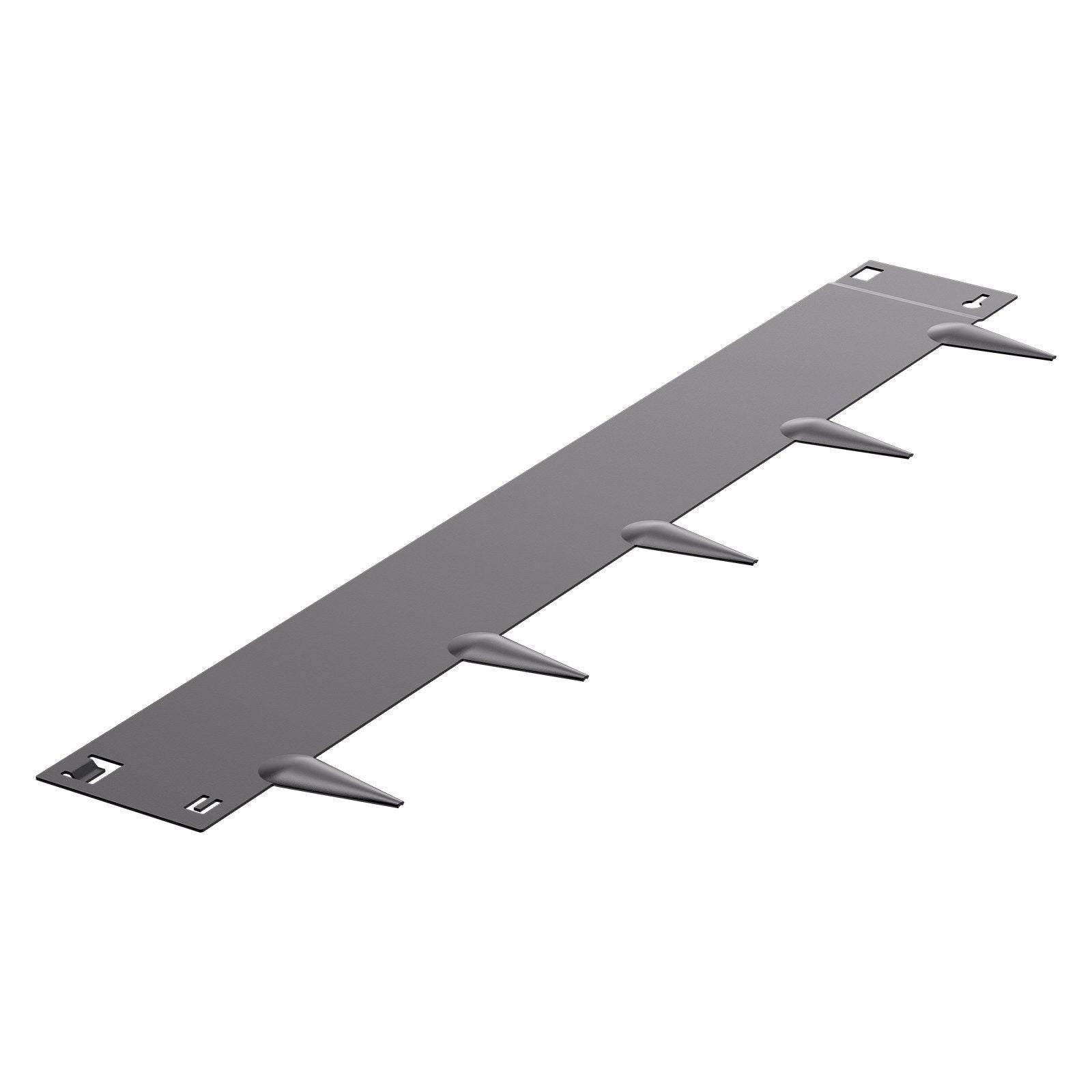 Steel Landscape Edging, 5 Packs 990 x 207 mm Rust-Resistant Metal Landscape Edging, Bendable Garden Edging Border, Heavy Duty Lawn Edging, Easy-to-Install, Flower Bed Yard Pathway Divider Dark Gray